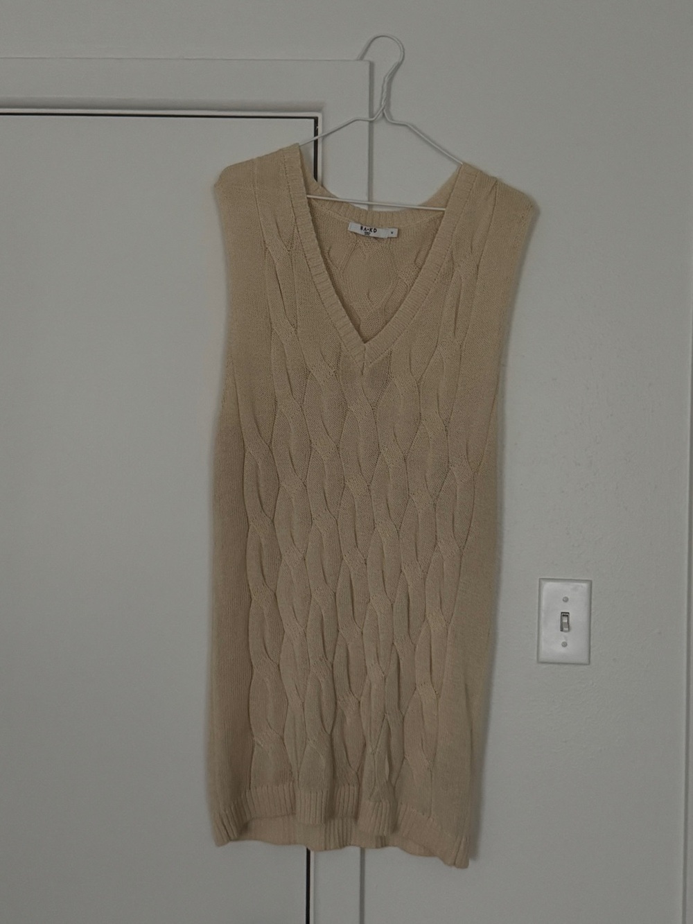 NA-KD long sweater vest/dress
